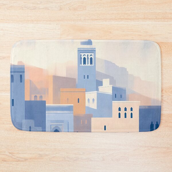 Aperçu de l'œuvre Architecture marocaine abstraite créée et vendue par Visual Nomad Club.