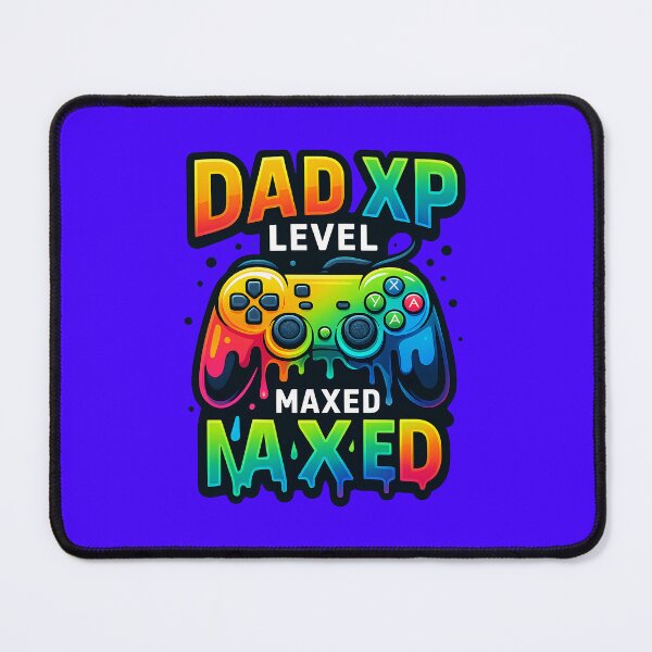 Item preview, Dad XP Level Maxed – Colorful Gamer Dad Design for Father's Day designed and sold by Sepinik.