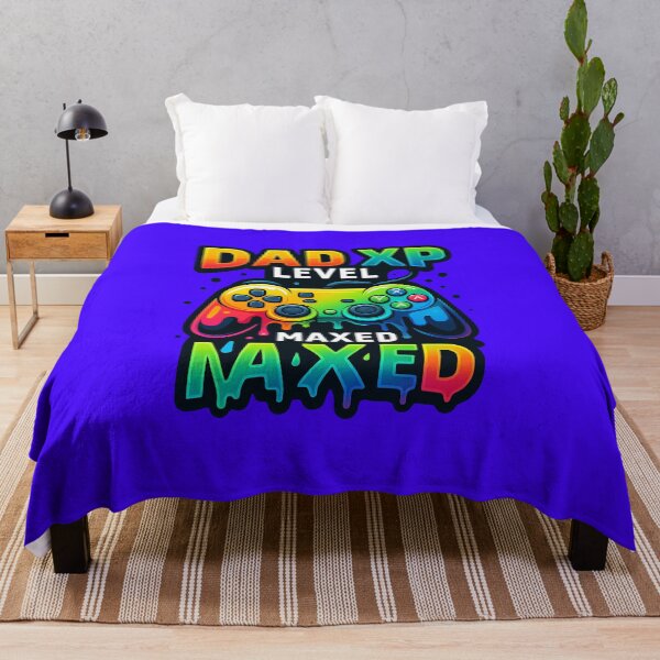 Item preview, Dad XP Level Maxed – Colorful Gamer Dad Design for Father's Day designed and sold by Sepinik.