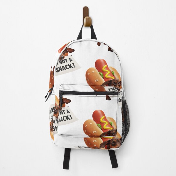 Item preview, Dachshund in Panic: 'I’m Not a Snack!' Dressed as a Hotdog designed and sold by LifeArt24.