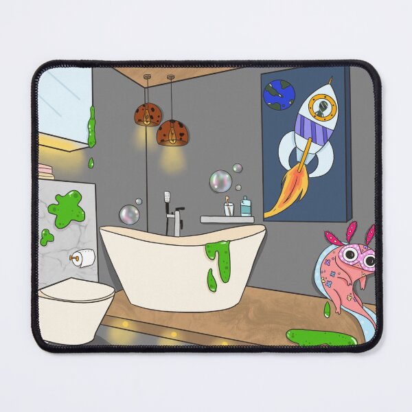 Item preview, Bathroom menace fantasy drawing. designed and sold by pika-kabooo.
