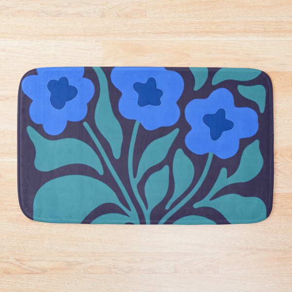 Item preview, Blue Violas Market Flowers  designed and sold by HowToCanadian.
