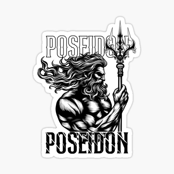 Artikel-Vorschau von Poseidon – Der Zorn des Meeresgottes, designt und verkauft von Ombom Project.