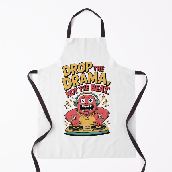 Item preview, Drop the Drama, Not the Beat - Urban Music Sticker & Tee Art designed and sold by PrintMastery.