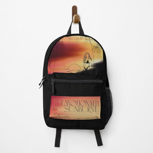 Item preview, Emotionally Sunburnt – Summer Sunset Shirt | Palm Tree Aesthetic | Surreal Beach Mood designed and sold by VybeWear Co..