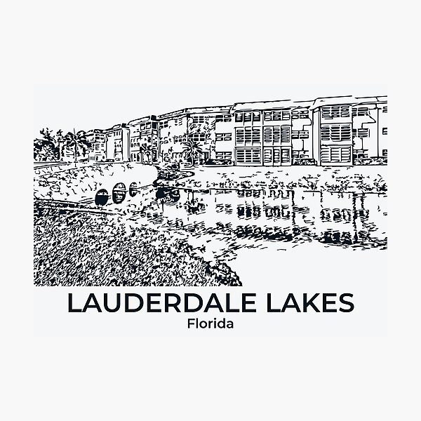 Item preview, Lauderdale Lakes - Florida designed and sold by Lakeric.