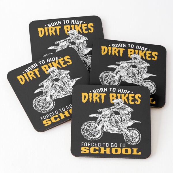 Item preview, Born To Ride Dirt Bikes Forced To Go To School designed and sold by AlphaTeez.
