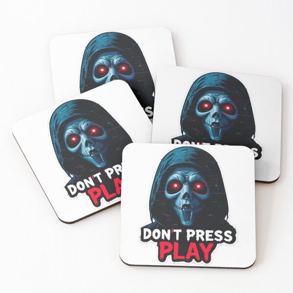 Item preview, Don’t Press Play – VHS Horror Sticker Aestetic, Trendy,Reloaded designed and sold by Imaginarium of Chaos falcon88 .