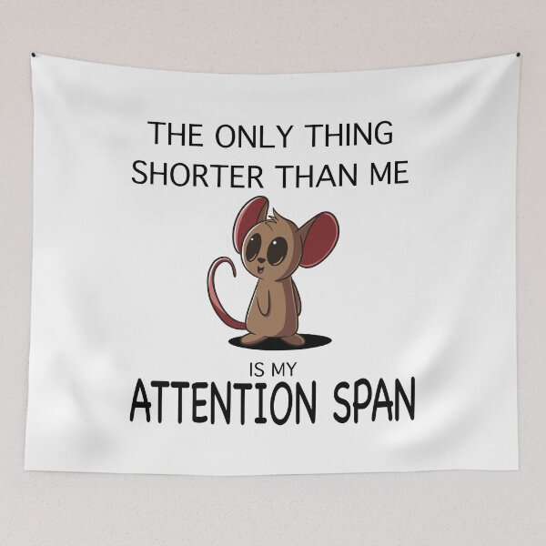 Item preview, Short Attention Span designed and sold by RedPandaTee.