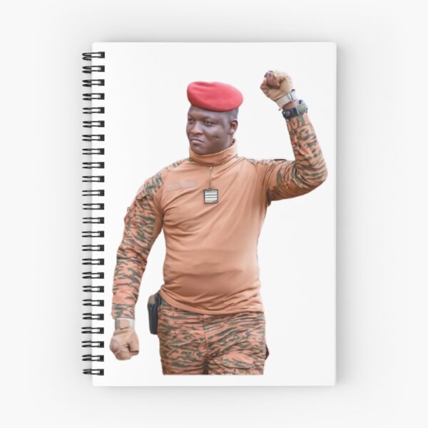 Item preview, President Ibrahim Traoré – Fist raised  designed and sold by ArtistrySky.