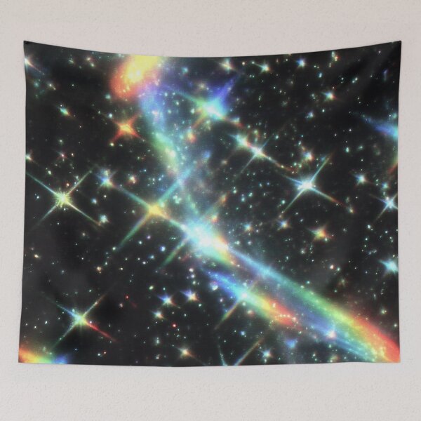 Item preview, Y2K Galaxy Aesthetic - Retro Spacecore Starburst designed and sold by trajeado14.