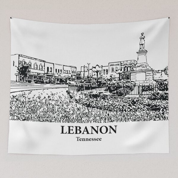 Item preview, Lebanon - Tennessee designed and sold by Lakeric Cityscapes.
