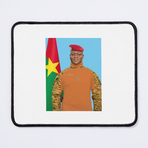 Item preview, Ibrahim Traore, Burkina Faso President, West Africa designed and sold by ArtistrySky.