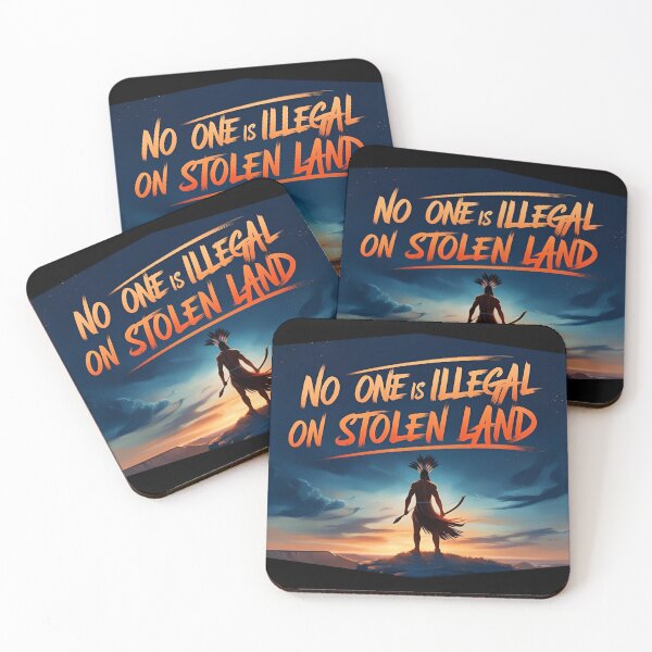 Item preview, No One Is Illegal Protest Art designed and sold by ChicTrendz.