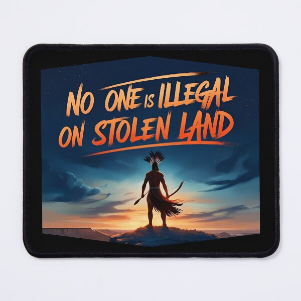 Item preview, No One Is Illegal Protest Art designed and sold by ChicTrendz.