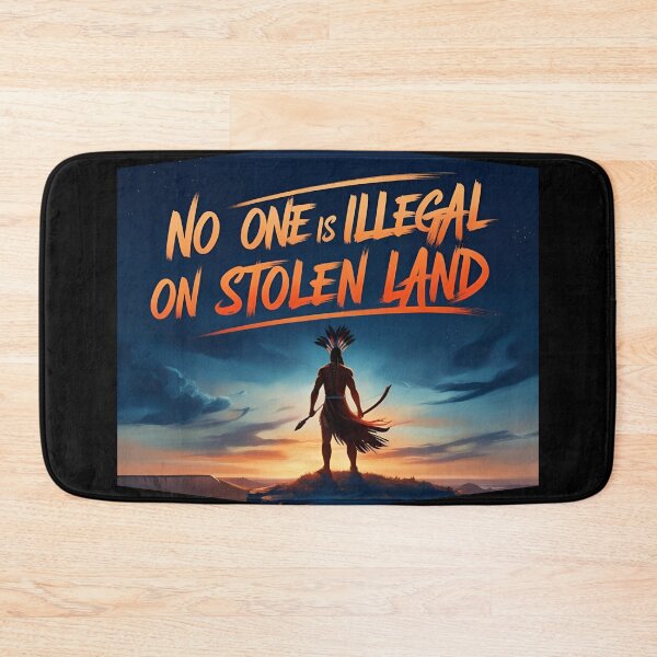 Item preview, No One Is Illegal Protest Art designed and sold by ChicTrendz.