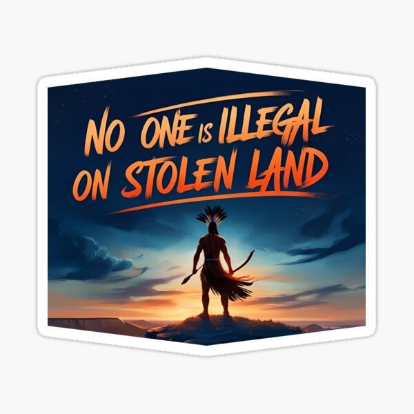 Item preview, No One Is Illegal Protest Art designed and sold by ChicTrendz.