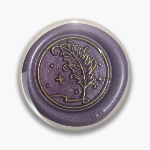 Item preview, Wax Seal - Quill, purple/gold designed and sold by Elinda96.