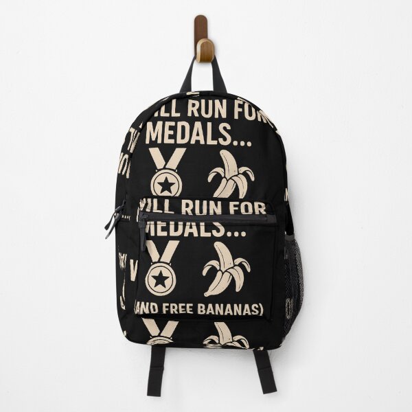 Item preview, Will Run for Medals and Free Bananas – Funny Running Motivation Quote Design designed and sold by Jason123za.