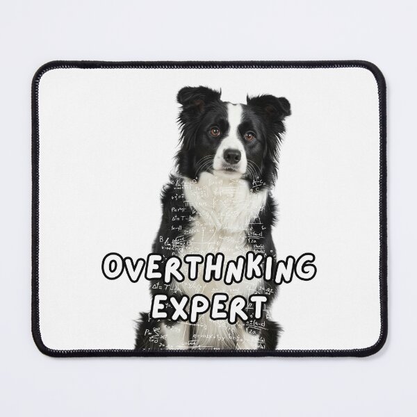 Item preview, Border Collie Brainstorm: ‘Overthinking Expert’ in Action designed and sold by LifeArt24.