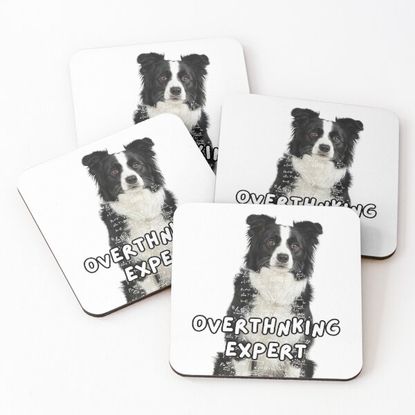 Item preview, Border Collie Brainstorm: ‘Overthinking Expert’ in Action designed and sold by LifeArt24.