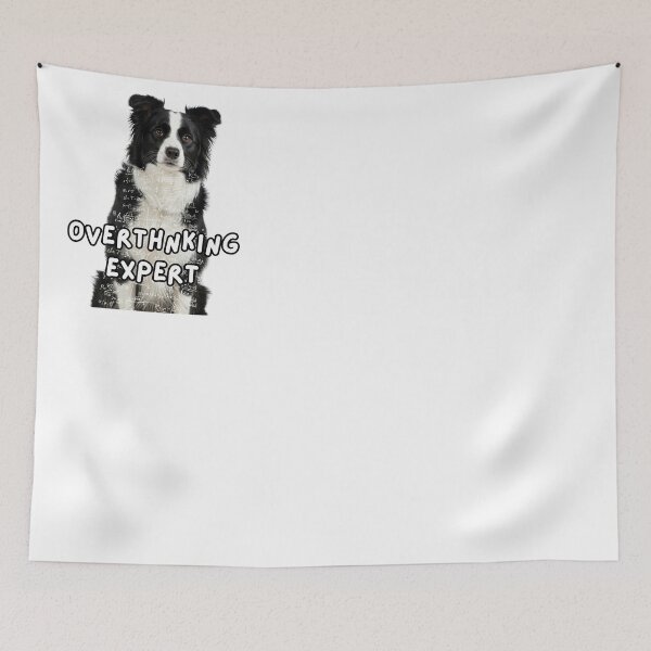 Item preview, Border Collie Brainstorm: ‘Overthinking Expert’ in Action designed and sold by LifeArt24.