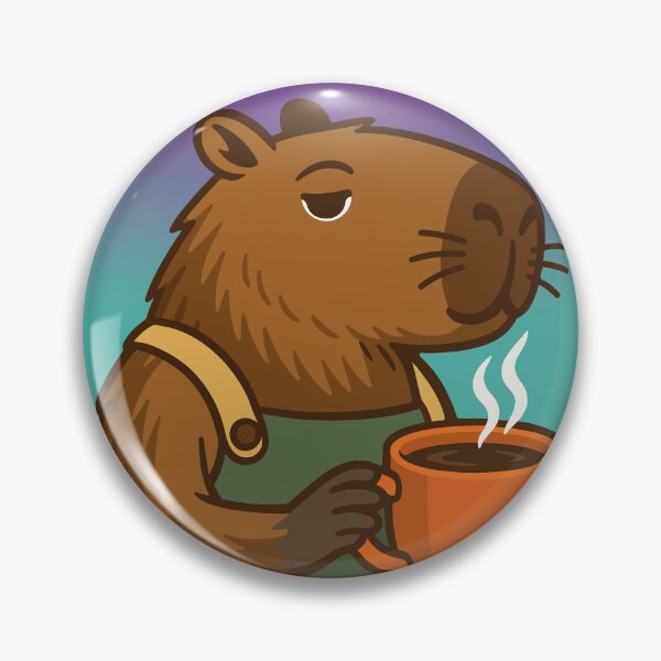Item preview, Capybara barista designed and sold by RatArt Designs.