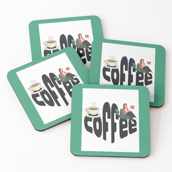 Item preview, Coffee Vibes – Cozy Woman Relaxing with a Cup of Coffee Illustration designed and sold by Nadia-joy.