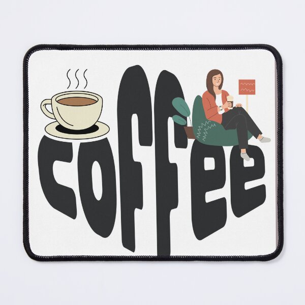 Item preview, Coffee Vibes – Cozy Woman Relaxing with a Cup of Coffee Illustration designed and sold by Nadia-joy.