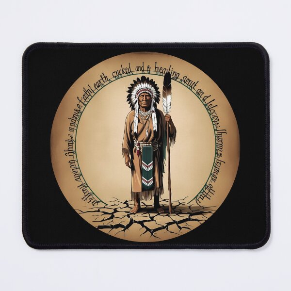 Item preview, Empowering Indigenous Elder with Feathered Staff designed and sold by ChicTrendz.