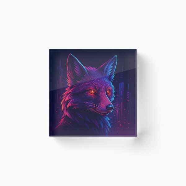 Item preview, Cyberpunk Fox – Citylight Whisperer designed and sold by SpectrumCreations.