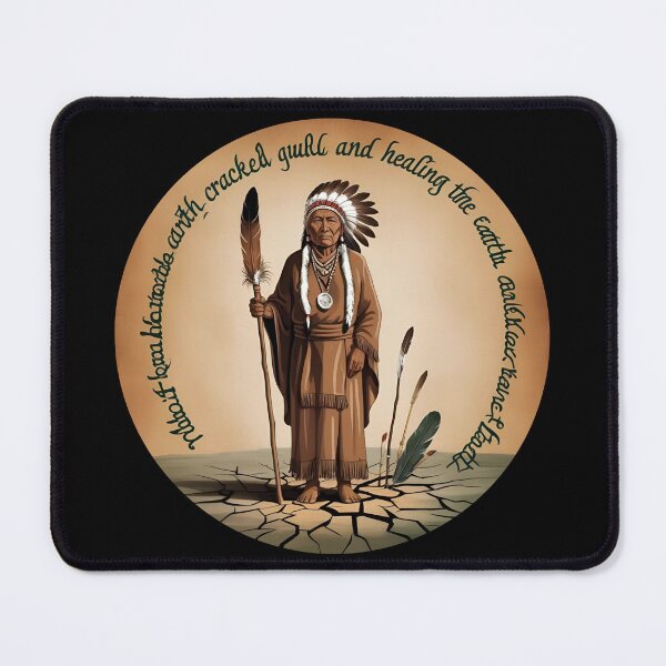 Item preview, Indigenous Elder with Healing Earth designed and sold by ChicTrendz.