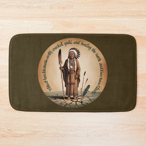 Item preview, Indigenous Elder with Healing Earth designed and sold by ChicTrendz.