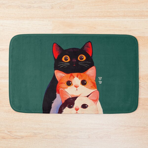 Item preview, Cute peeking cats stack designed and sold by xiao xuans.