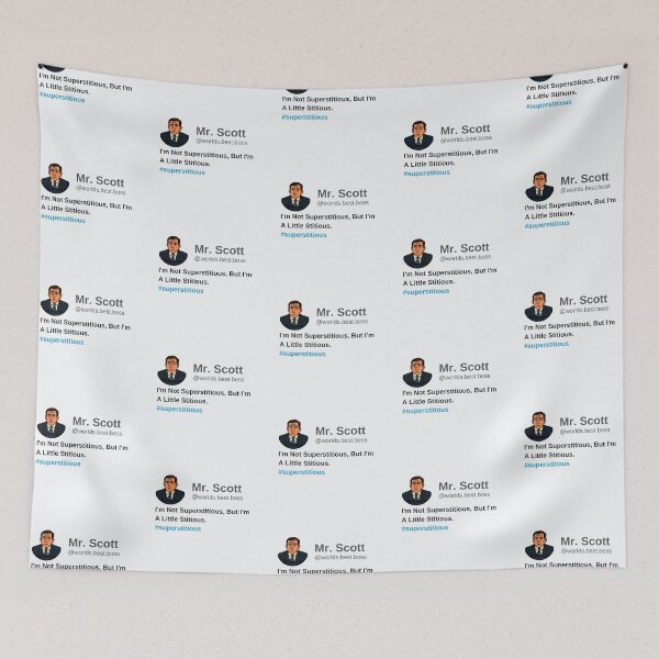 Item preview, I'm Not Superstitious, But I'm A Little Stitious designed and sold by Fanverse Merchandise.