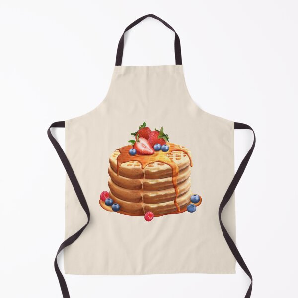 Item preview, Stack of Waffles with Berries and Maple Syrup designed and sold by Alicia Chee.