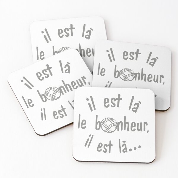 Item preview, he is happiness petanque quote balls designed and sold by Achille3777.