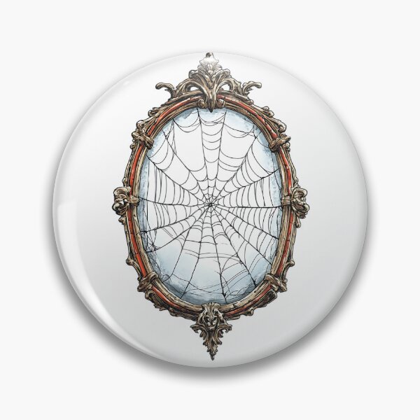 Item preview, Rusticore - Vintage Cobweb Mirror designed and sold by bapupa.