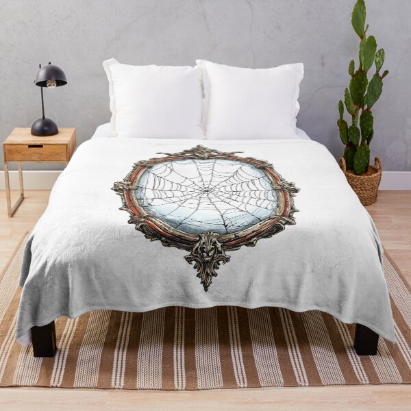 Item preview, Rusticore - Vintage Cobweb Mirror designed and sold by bapupa.