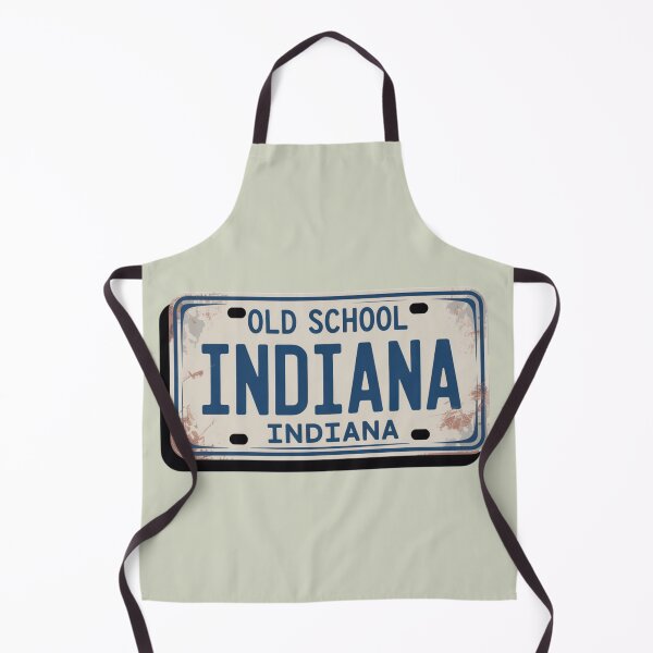 Item preview, Indiana Vintage License Plate Art designed and sold by The Souvenir Dept..