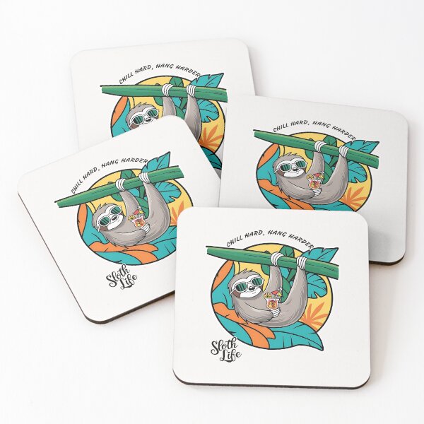Item preview, Sloth Life: Chill Hard, Hang Harder designed and sold by exclusivebucket.