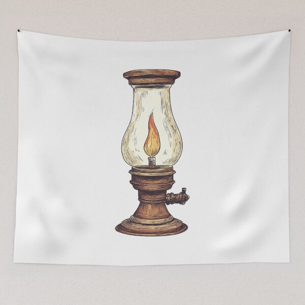 Item preview, Rusticore - Vintage Oil Lamp Glow designed and sold by bapupa.
