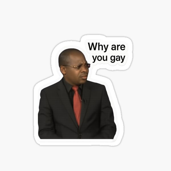 Item preview, Alternate Reaction Meme – Host with “Why Are You Gay?” designed and sold by Aryabek.