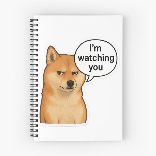 Item preview, Suspicious Dog Saying “I’m Watching You” designed and sold by Aryabek.