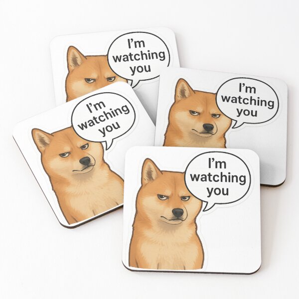 Item preview, Suspicious Dog Saying “I’m Watching You” designed and sold by Aryabek.