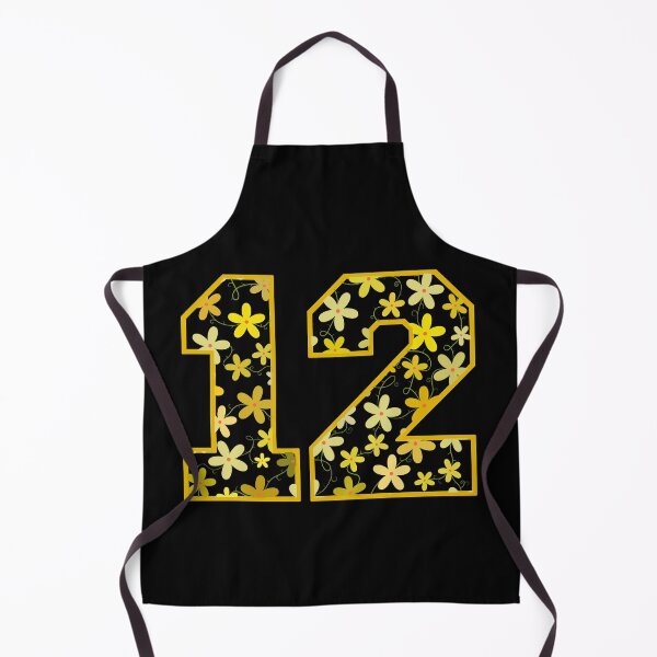 Item preview, Varsity Number Floral 12 designed and sold by rogue-design.