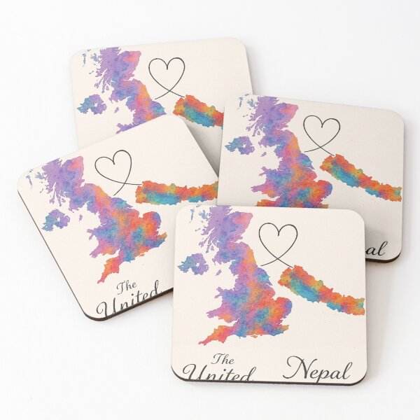 Item preview, United Kingdom to Nepal Watercolor Connection designed and sold by Aryabek.