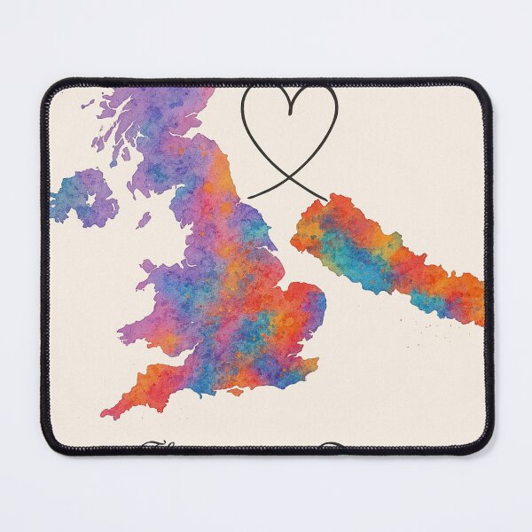 Item preview, United Kingdom to Nepal Watercolor Connection designed and sold by Aryabek.