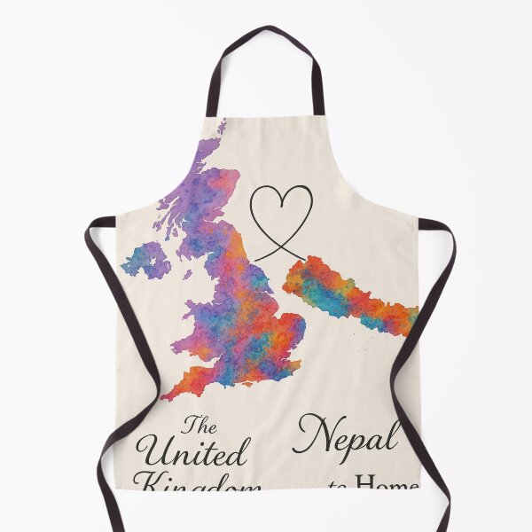 Item preview, United Kingdom to Nepal Watercolor Connection designed and sold by Aryabek.