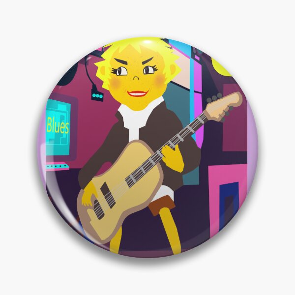 Item preview, Cyber Lemon Rocker with Guitar designed and sold by Felia001.
